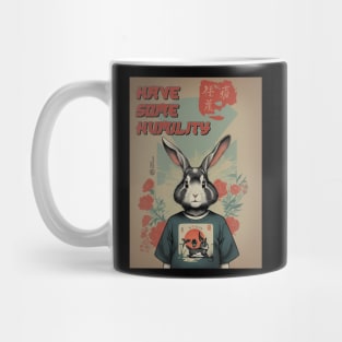 Have Some Humility - Japanese Retro Bunny Mug